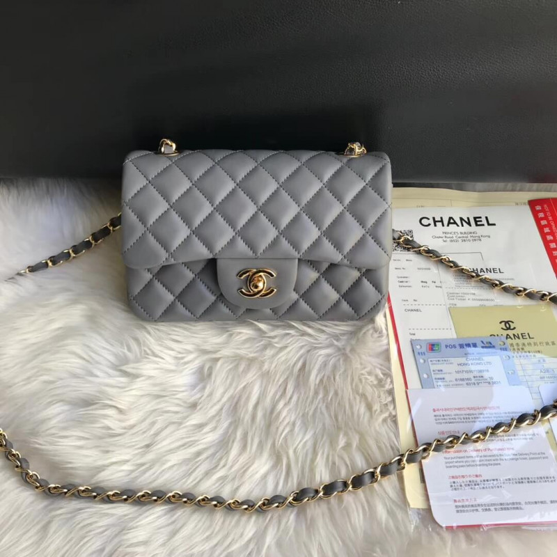 Chanel Lambskin 20cm Classic Flap Bag 1116