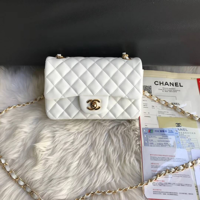 Chanel Lambskin 20cm Classic Flap Bag 1116