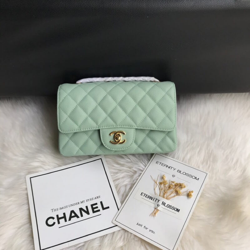 Chanel Caviar Calfskin 20cm Classic Flap Bag 1116