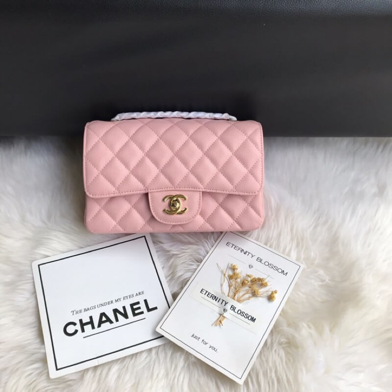 Chanel Caviar Calfskin 20cm Classic Flap Bag 1116