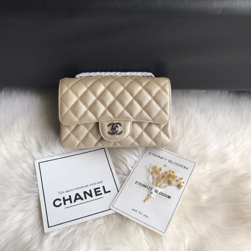 Chanel Caviar Calfskin 20cm Classic Flap Bag 1116