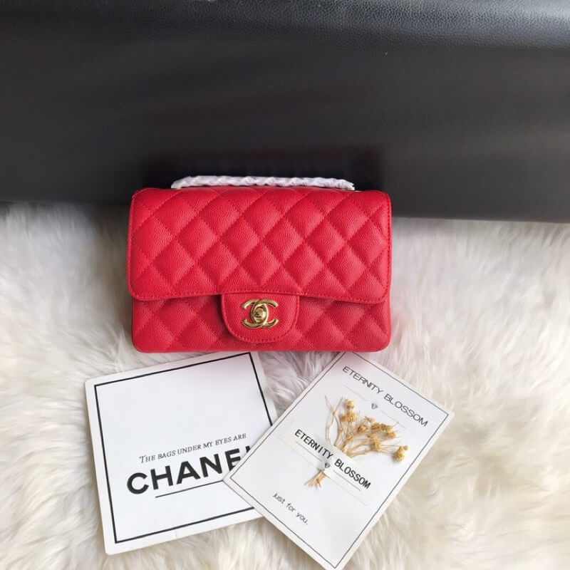 Chanel Caviar Calfskin 20cm Classic Flap Bag 1116