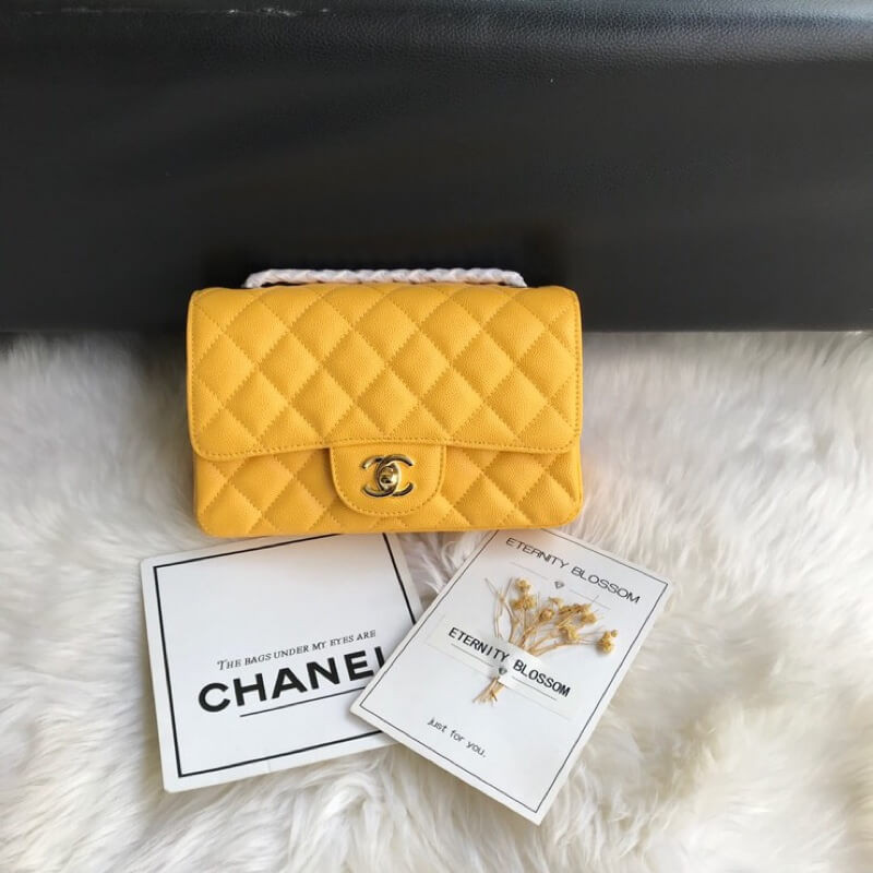 Chanel Caviar Calfskin 20cm Classic Flap Bag 1116