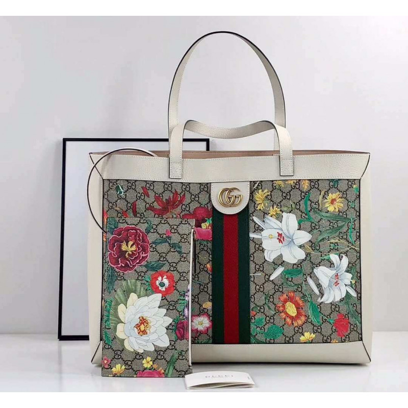 Gucci Ophidia GG Flora Medium Tote 547947