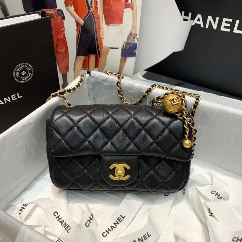 Chanel Lambskin Flap Bag AS1787