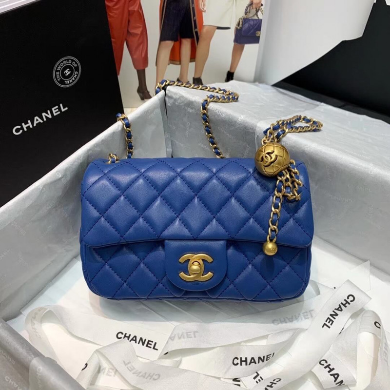 Chanel Lambskin Flap Bag AS1787