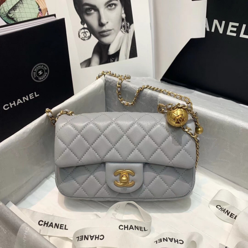 Chanel Lambskin Flap Bag AS1787