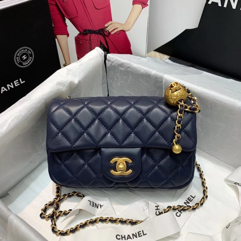 Chanel Lambskin Flap Bag AS1787