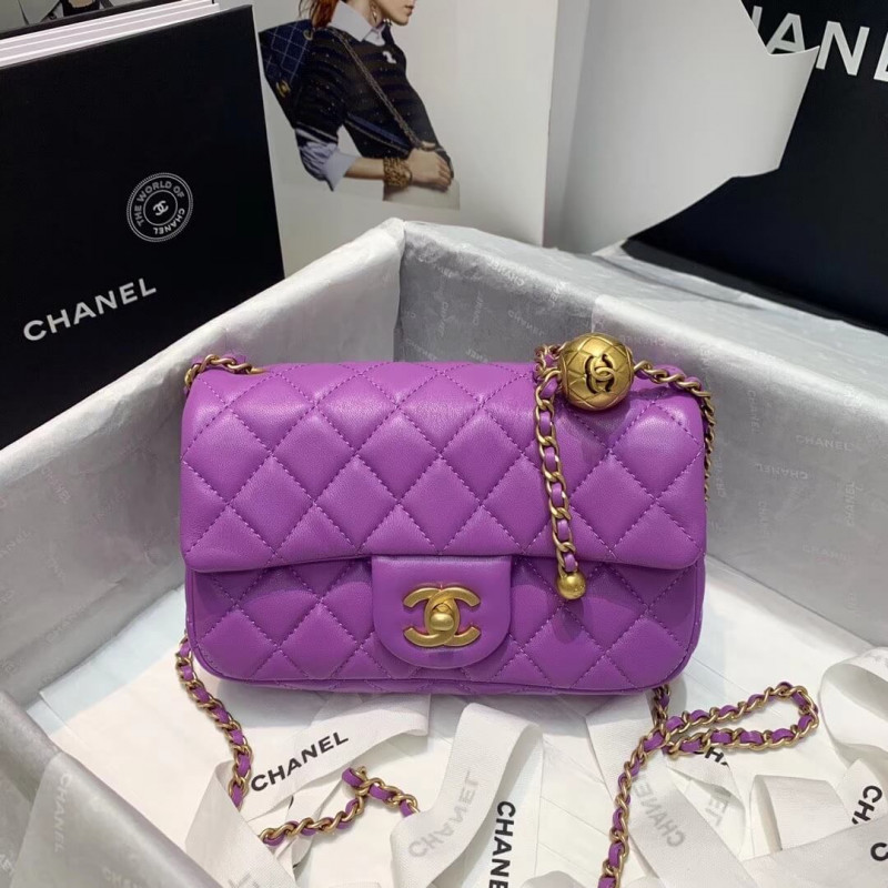 Chanel Lambskin Flap Bag AS1787