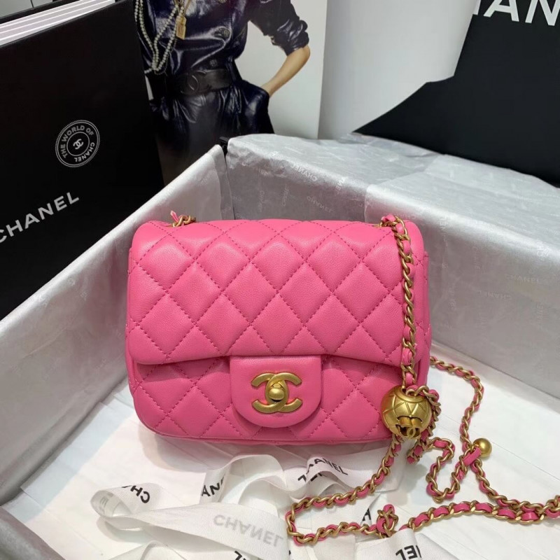 Chanel Lambskin Flap Bag AS1786