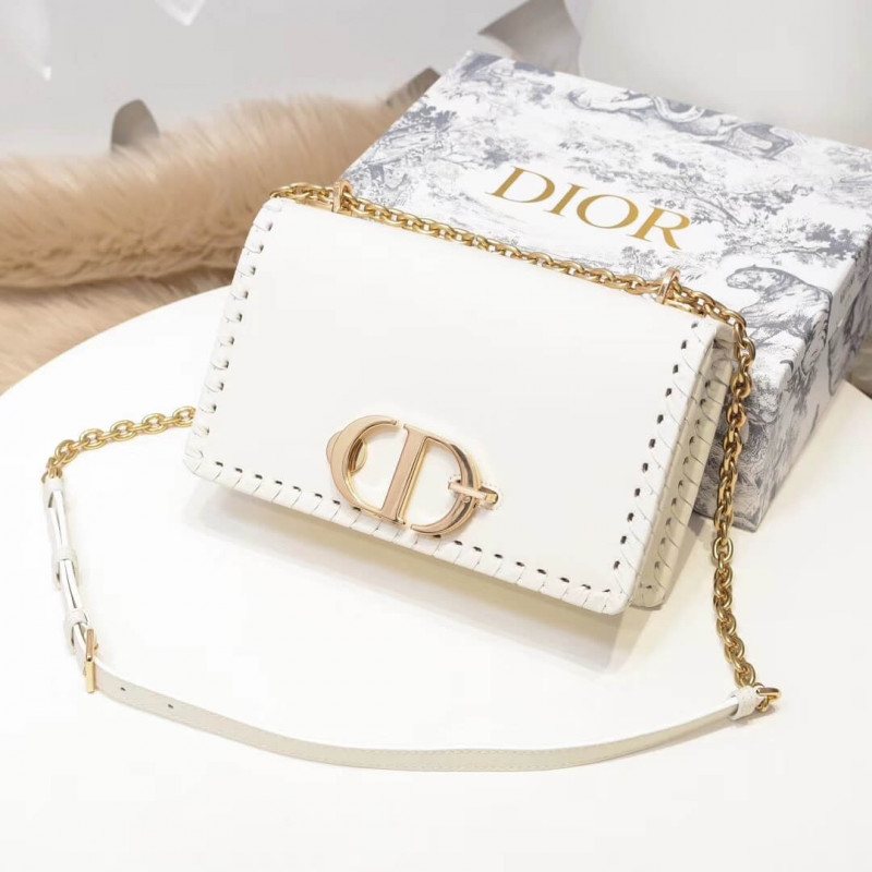 Christian Dior 30 Montaigne Calfskin Flap Chain Bag M9220