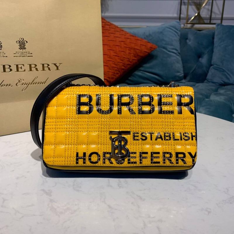 Burberry Small Horseferry Print Quilted Lola Bag 80213081