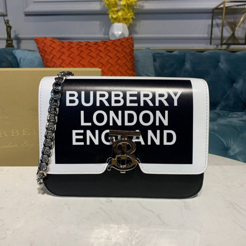 Burberry Small Plain Leather TB Bag 80124761