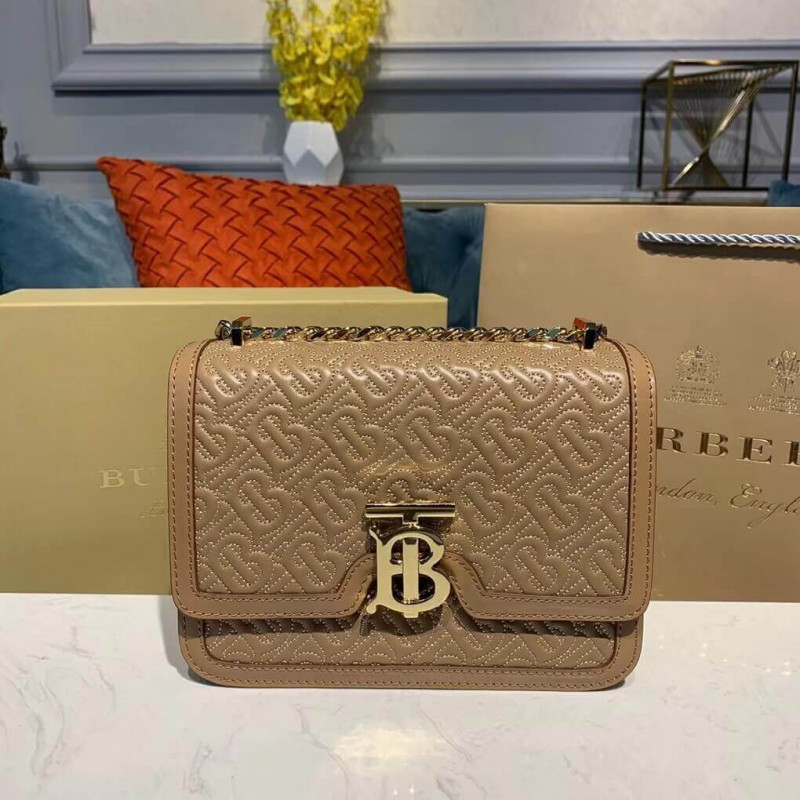 Burberry Small Quilted Monogram Lambskin TB Bag 80149221