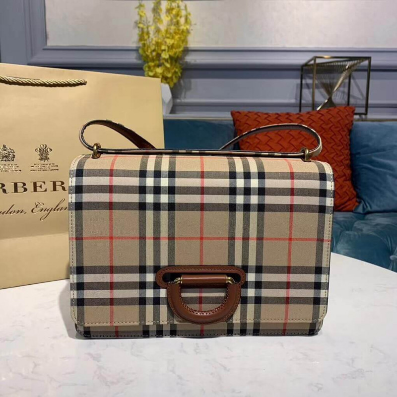 Burberry The Vintage Check D-Ring Bag 80105851