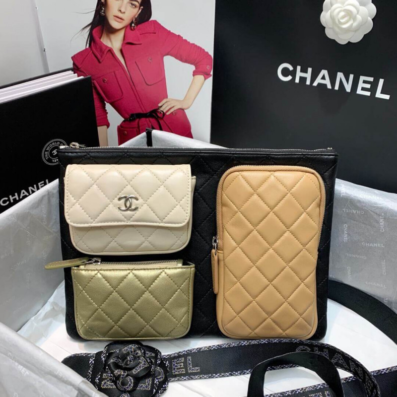 Chanel Lambskin Cases with Accessories AP1054 Multi-Color
