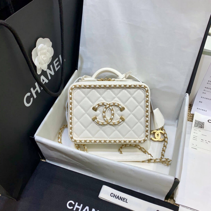 Chanel Chain Around CC Filigree Small Vanity Bag AS1785