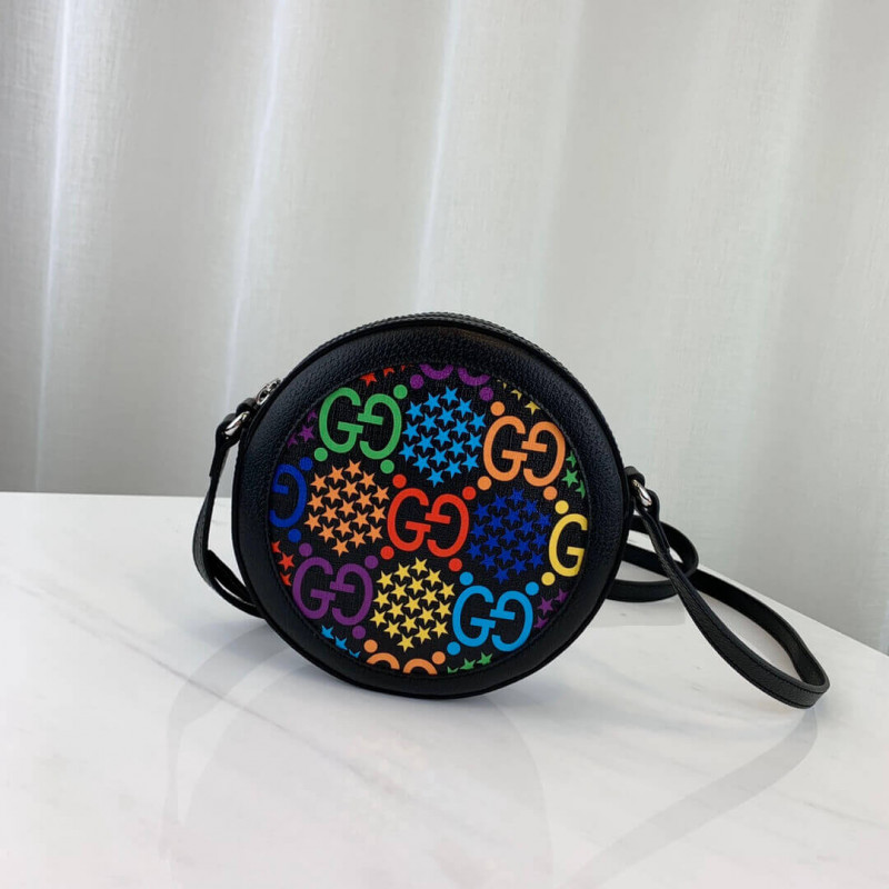 Gucci GG Psychedelic Round Shoulder Bag 603938