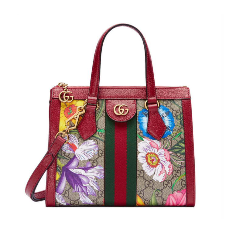 Gucci Ophidia GG Flora Small Tote Bag 547551