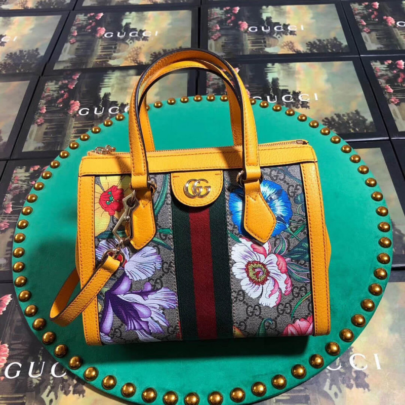 Gucci Ophidia GG Flora Small Tote Bag 547551