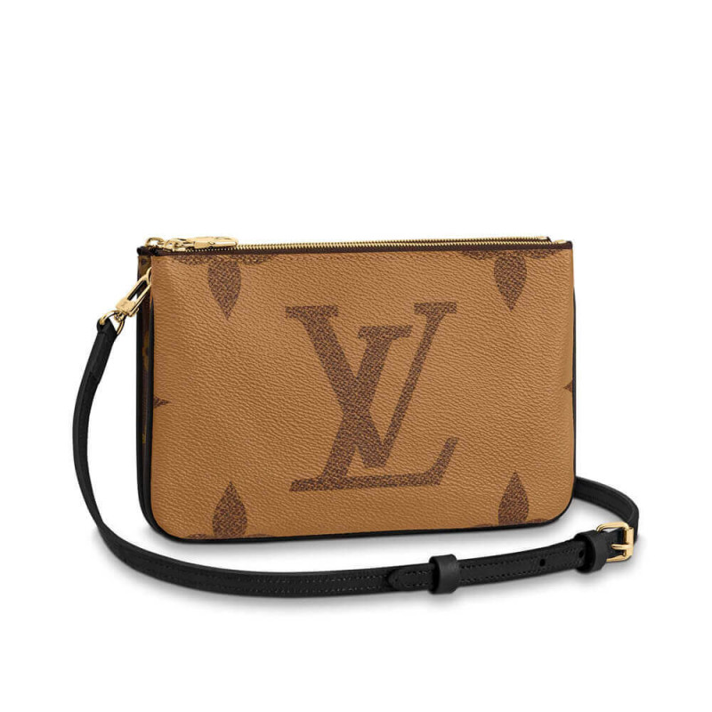 Louis Vuitton Monogram Double Zip Pochette M69203