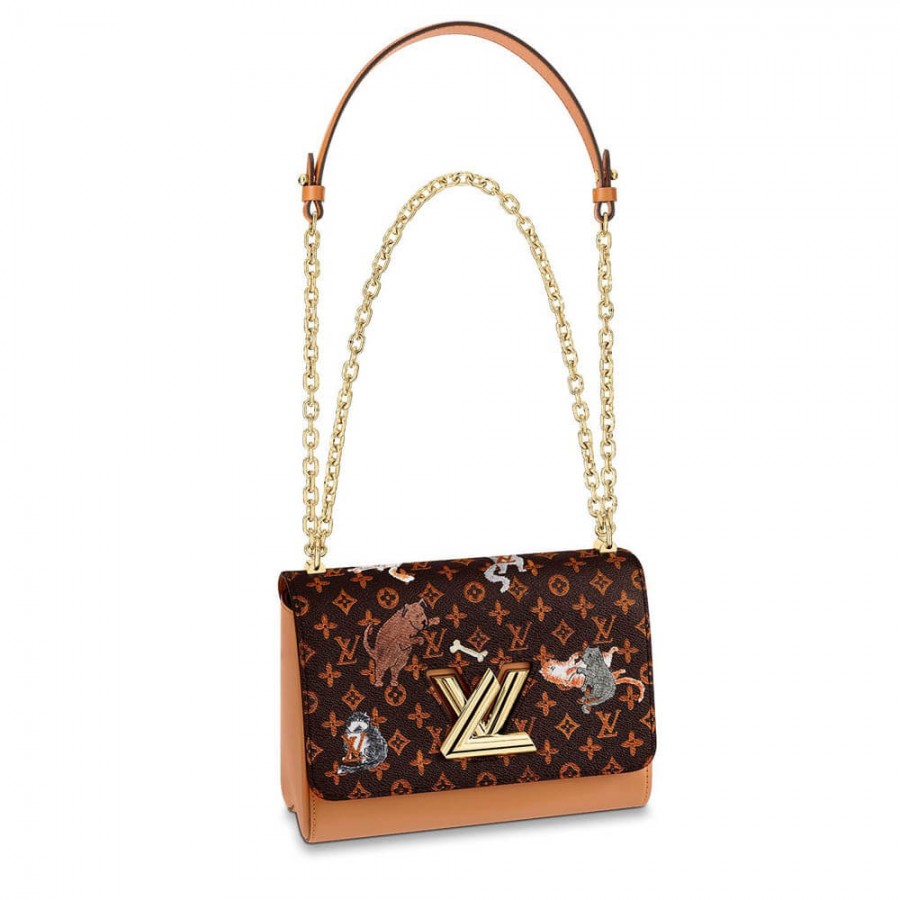 Louis Vuitton Monogram Canvas Twist MM M44408