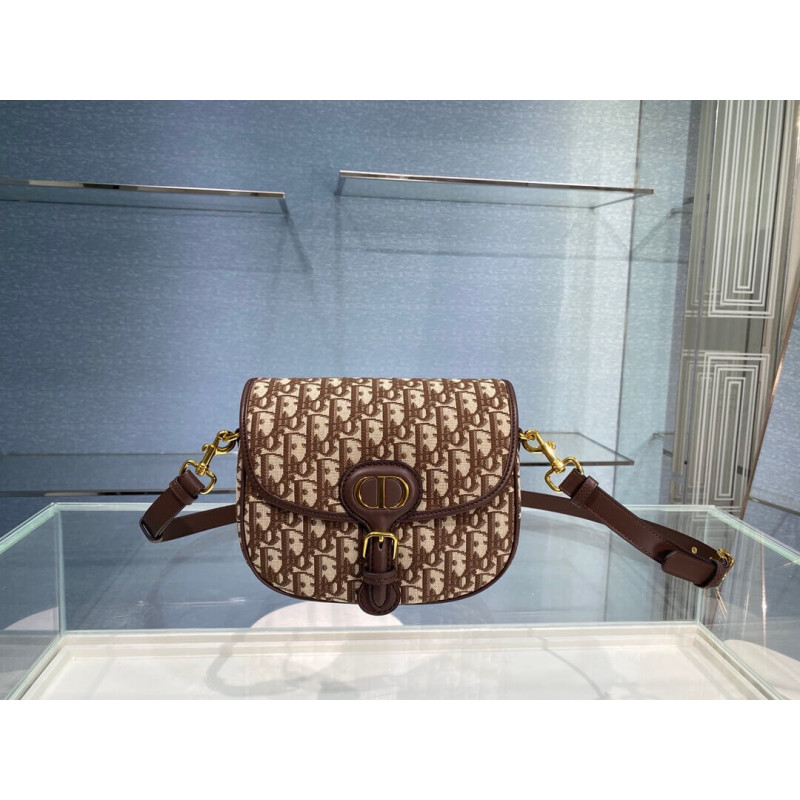 Christian Dior Medium Dior Bobby Bag in Oblique Jacquard M9319