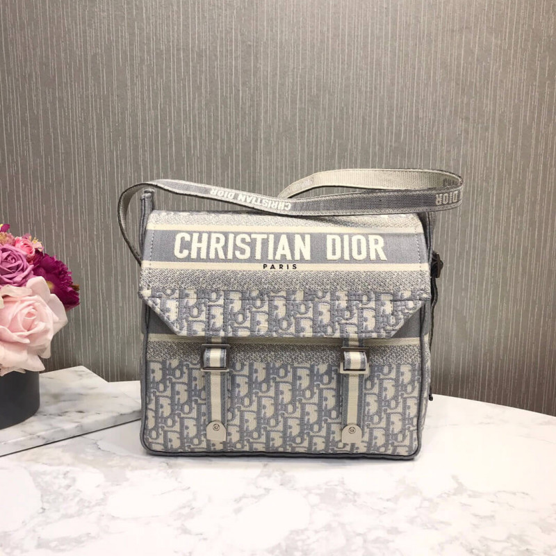 Christian Dior Oblique Embroidery Diorcamp Bag M1291