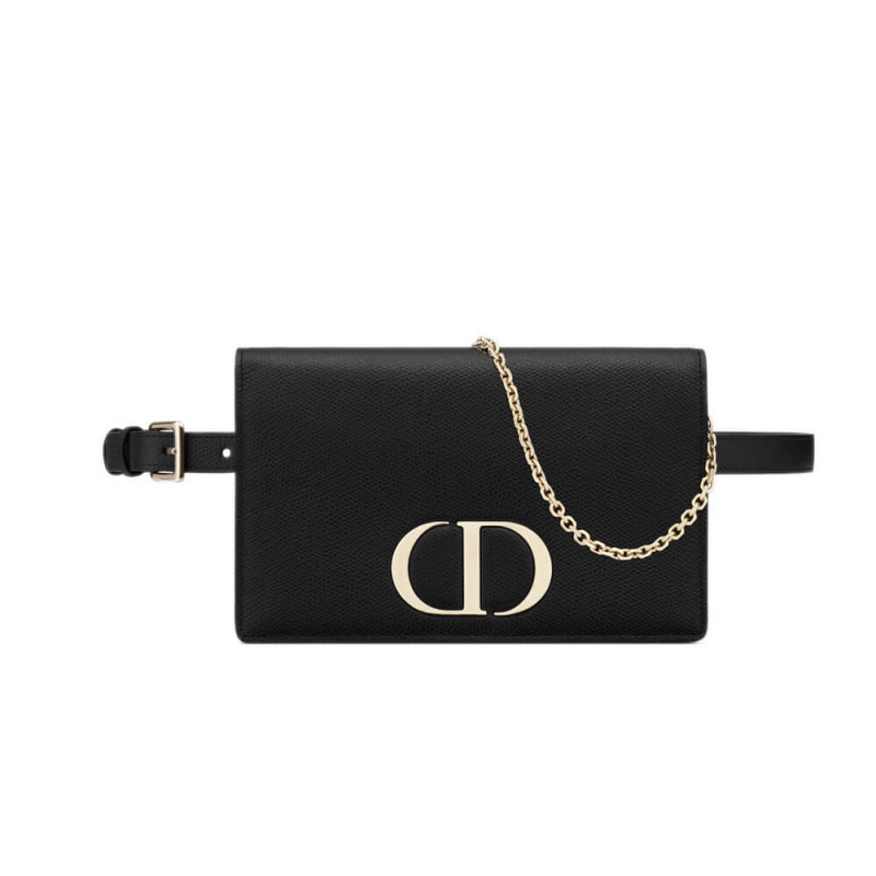 Christian Dior 30 Montaigne 2-In-1 Pouch Grained Calfskin S2086