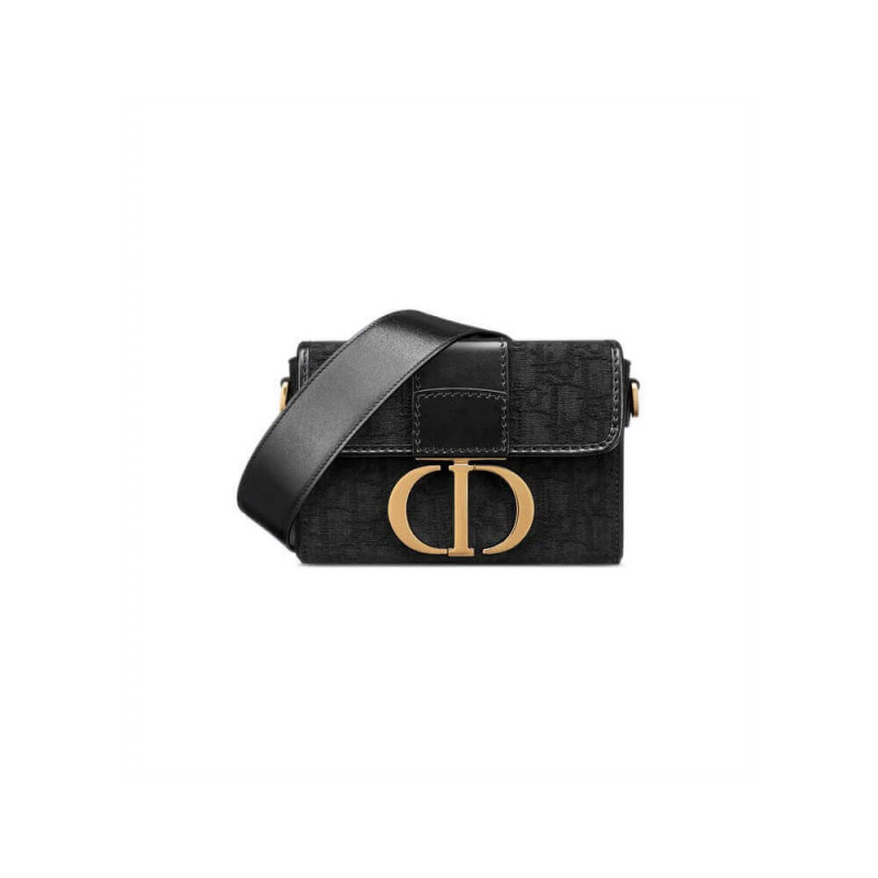 Christian Dior 30 Montaigne Box Bag Oblique Jacquard M9204