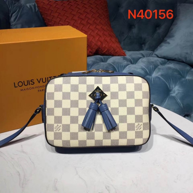 Louis Vuitton Damier Azur Canvas Saintonge N40154