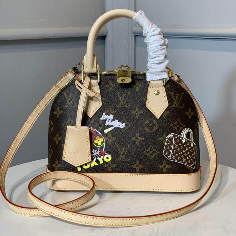 Louis Vuitton Alma BB with Stickers M53152