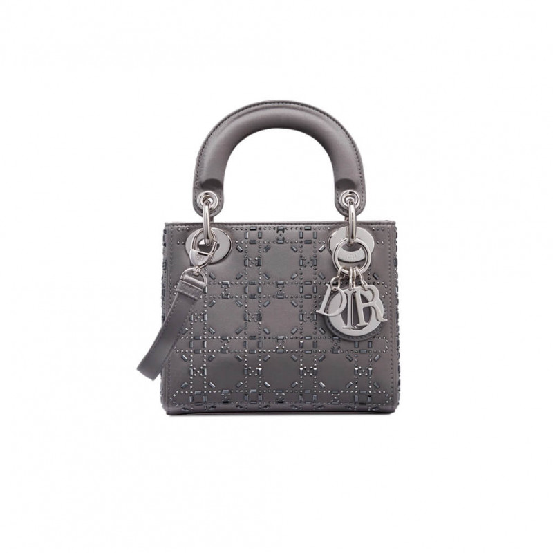 Christian Dior Rhinestones Mini Lady Dior Bag M0500