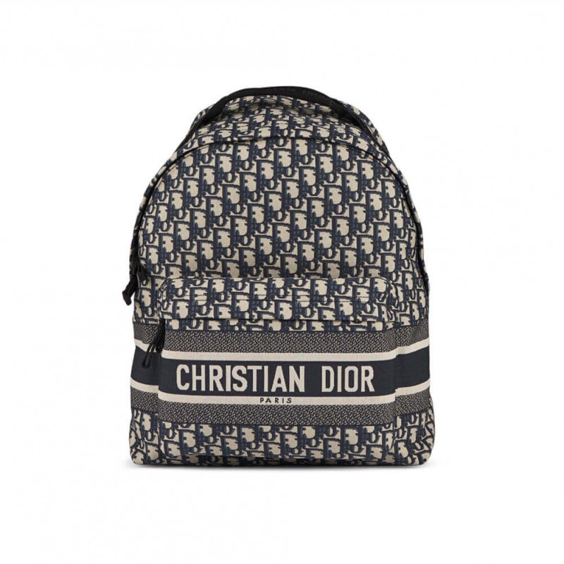 Christian Dior Oblique Jacquard Diortravel Backpack M6104