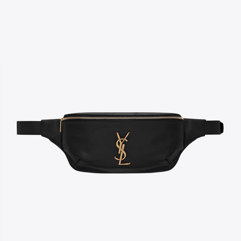 Saint Laurent YSL Classic Monogram Belt Bag In Grain Leather 569737