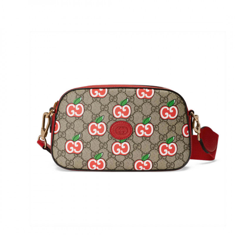 Gucci GG Apple Print Small Shoulder Bag 574886