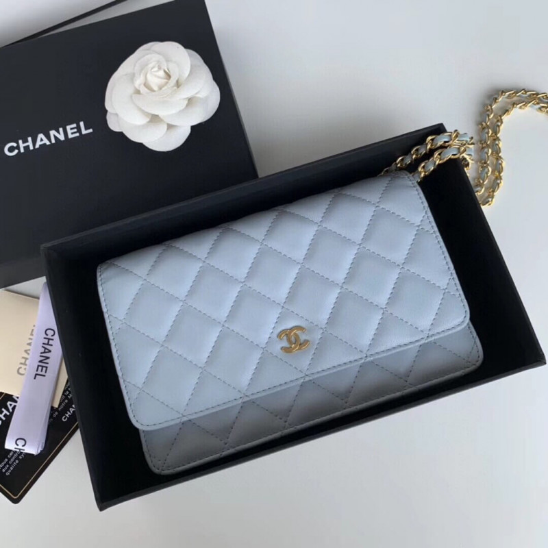 Chanel Classic Lambskin Wallet On Chain WOC AP0250