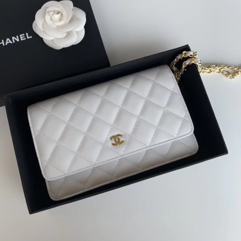 Chanel Classic Lambskin Wallet On Chain WOC AP0250