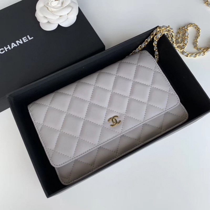 Chanel Classic Lambskin Wallet On Chain WOC AP0250