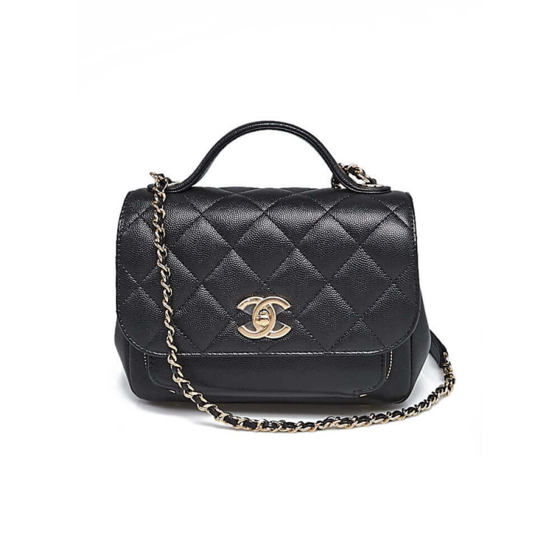 Chanel Quilted Caviar Leather Small Business Affinity Bag A93749