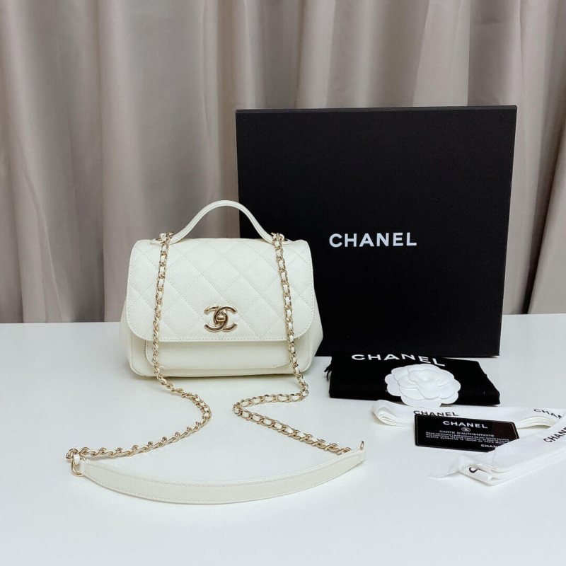 Chanel Quilted Caviar Leather Small Business Affinity Bag A93749