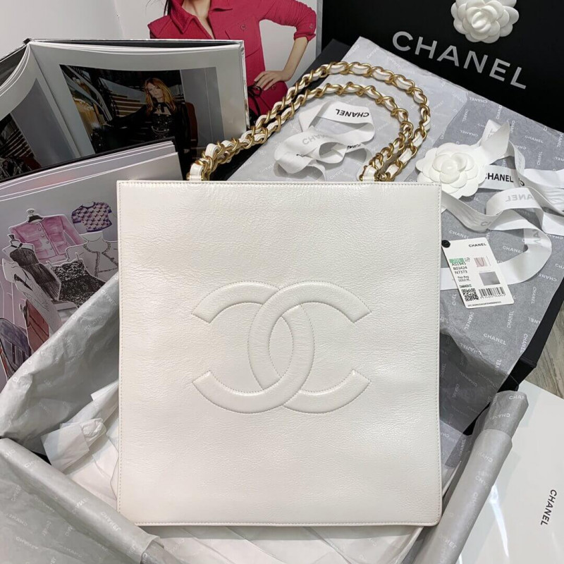 Chanel Shiny Aged Calfskin Shopping Bag AS1945