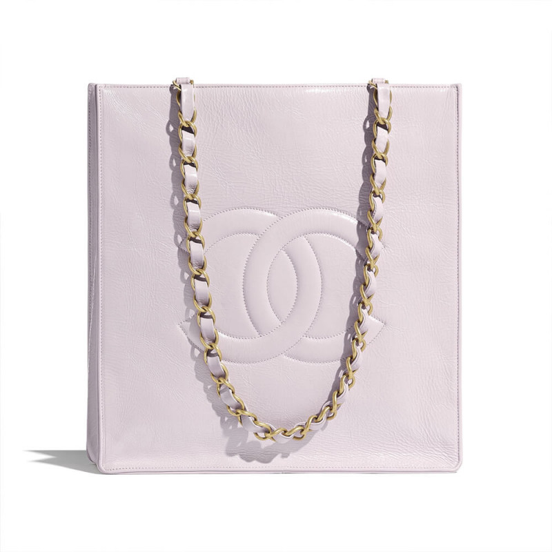 Chanel Shiny Aged Calfskin Shopping Bag AS1945