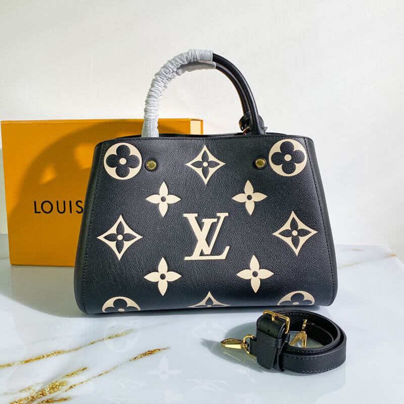 Louis Vuitton Monogram Empreinte Leather Montaigne MM M45499