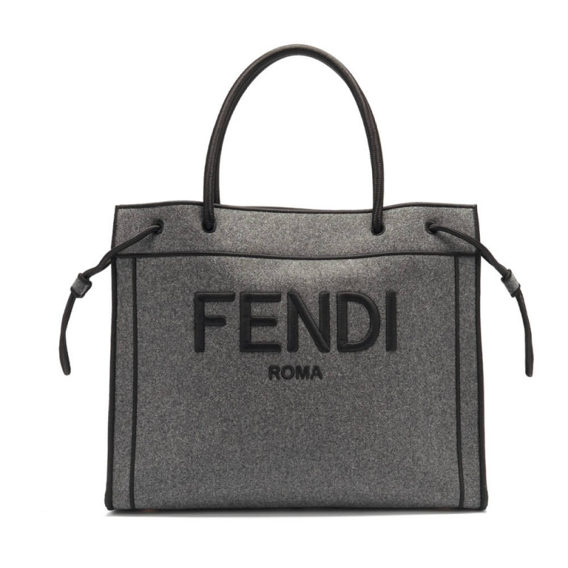 Fendi Logo Wool Shopper 8BH378
