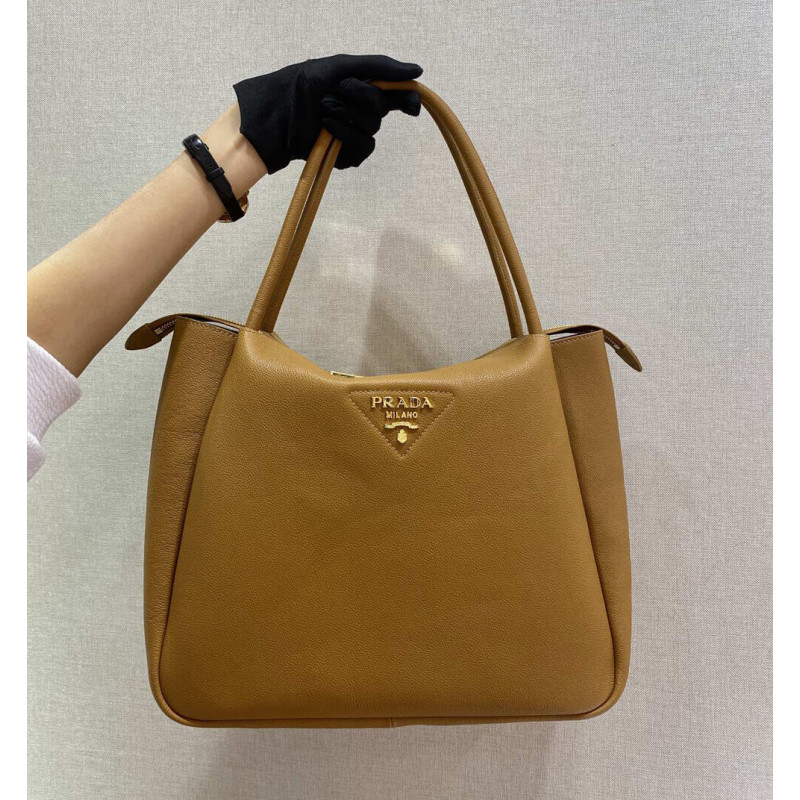 Prada Deerskin Leather Tote Bag 1BC142