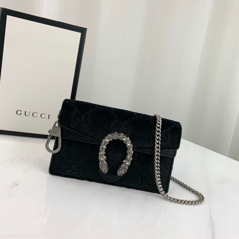 Gucci Dionysus GG Velvet Super Mini Bag 476432