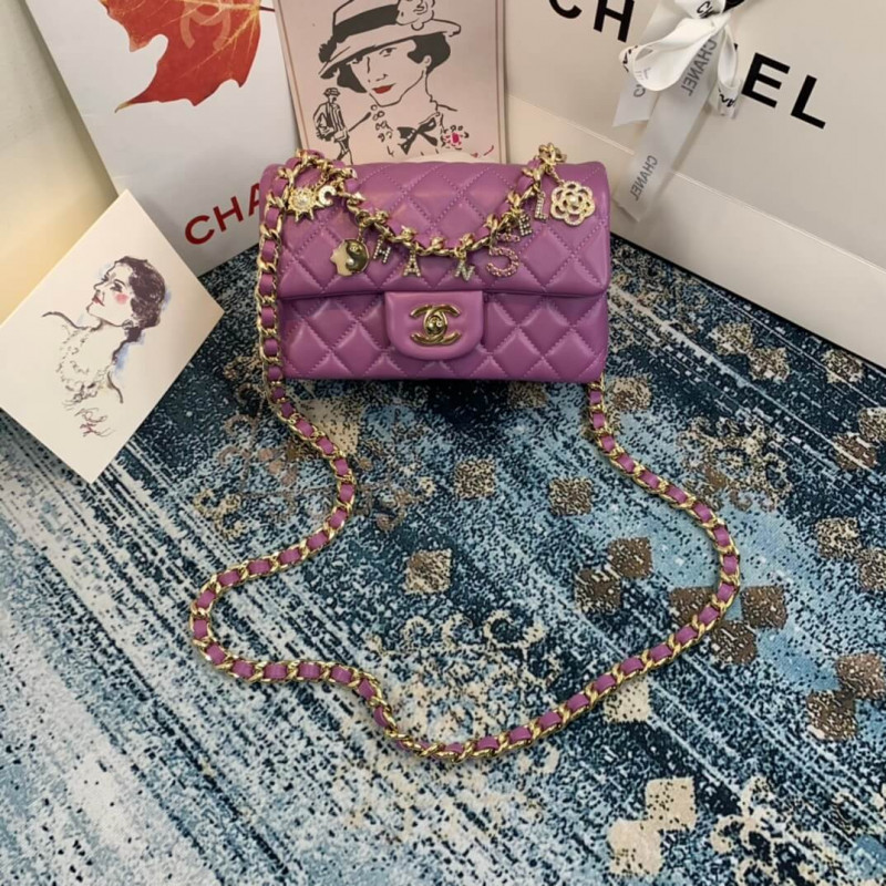 Chanel Lambskin Flap Bag AS2326