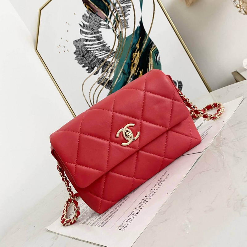 Chanel Small Logo Strap Bag AS2299