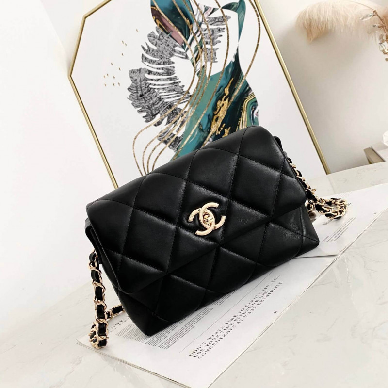 Chanel Small Logo Strap Bag AS2299